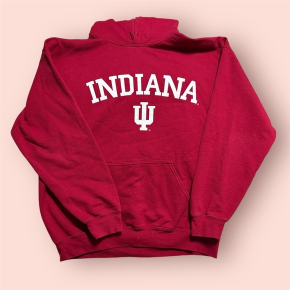 Gildan Tops - Indiana Hoosiers Gildan Heavy Blend Red Hoodie
